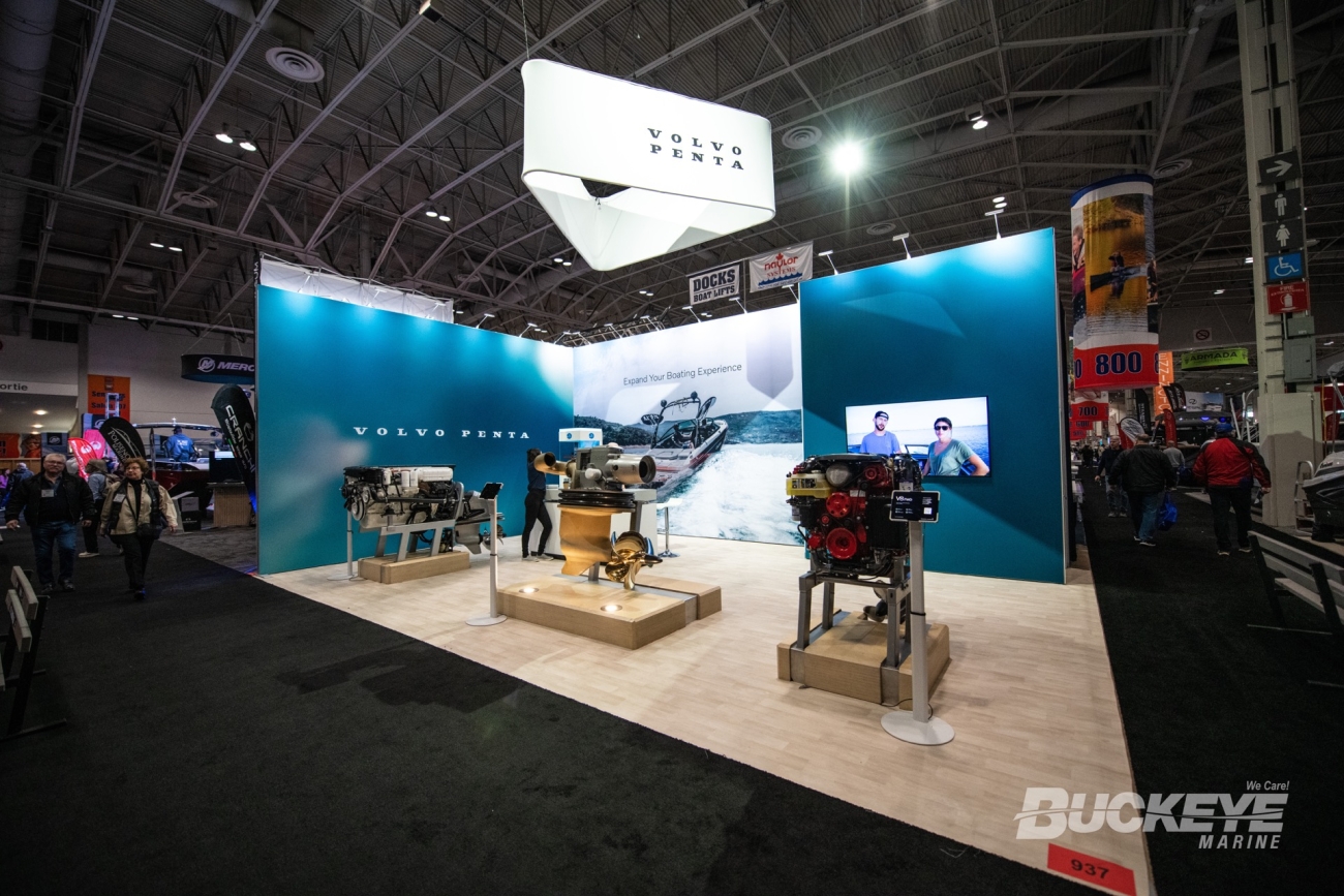 volvo penta engines at the toronto international boat show