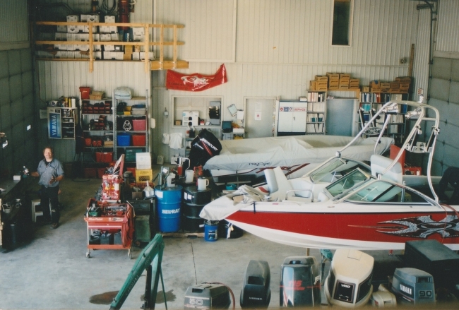 #throwbackthursday Throughout the years we’ve gone through a LOT of change but looking back at our shop, things look mighty familiar, even today! The one thing we haven’t changed since the beginning is our commitment to service and satisfaction. The boats may look different today, but our quality proves our legacy! #75Years #BuckeyeMarineCrew