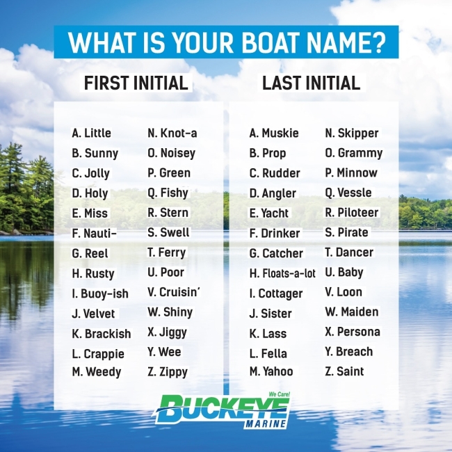 🛥️ Your new boat name is the first and last initials of your name. What’s yours? Comment below and share with a friend 😁